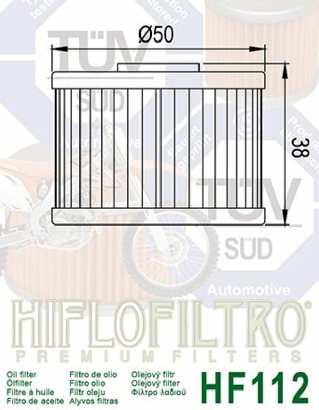 HIFLOFILTRO Ölfilter - HF112