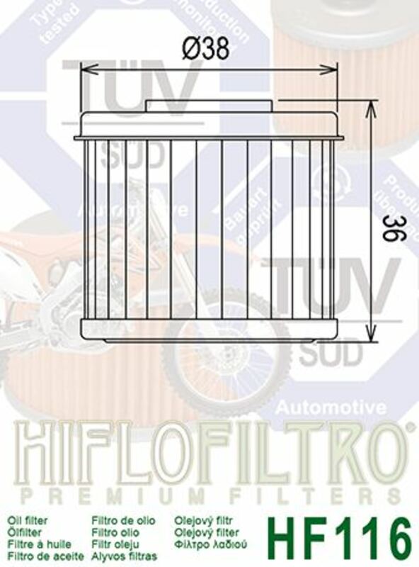 HIFLOFILTRO Ölfilter - HF116