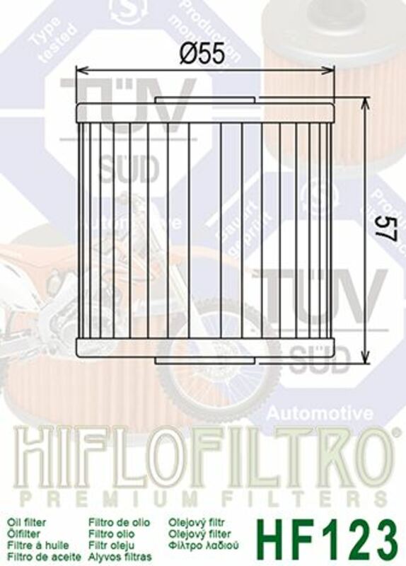 HIFLOFILTRO Ölfilter - HF123