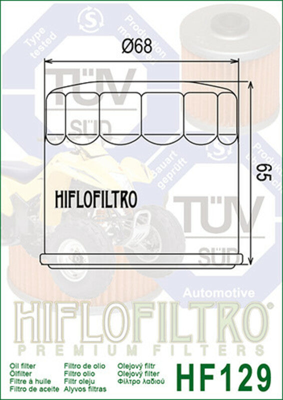 HIFLOFILTRO Ölfilter - HF129