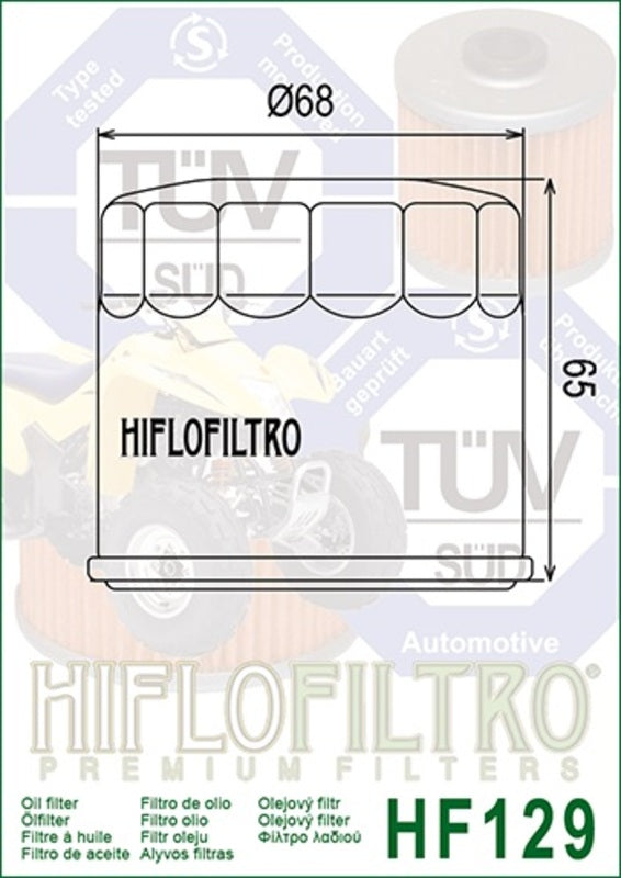 HIFLOFILTRO Ölfilter - HF129