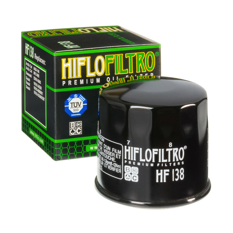 HIFLOFILTRO Ölfilter schwarz glänzend - HF138