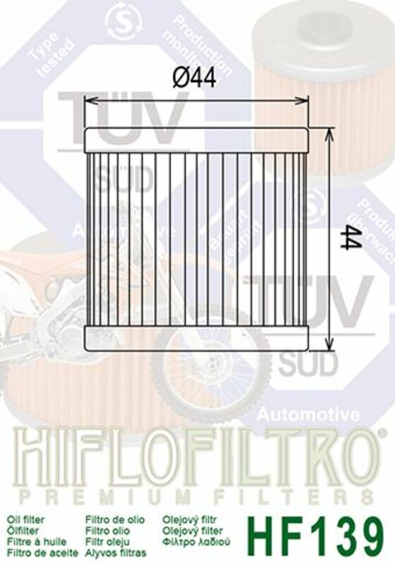 HIFLOFILTRO Ölfilter - HF139
