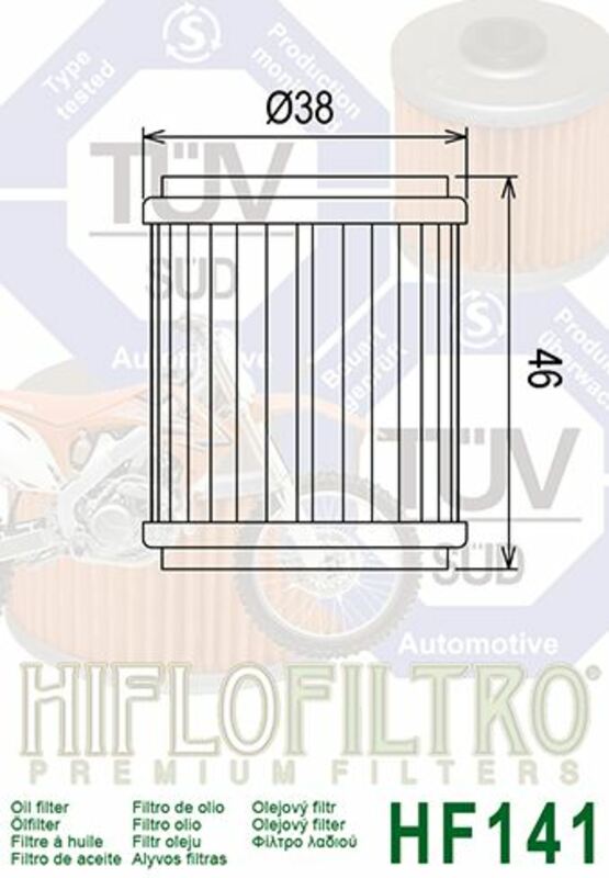 HIFLOFILTRO Ölfilter - HF141