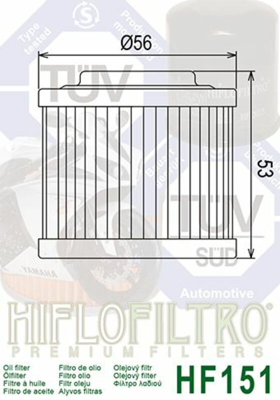 HIFLOFILTRO Ölfilter - HF151