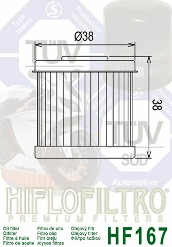 HIFLOFILTRO Ölfilter - HF167