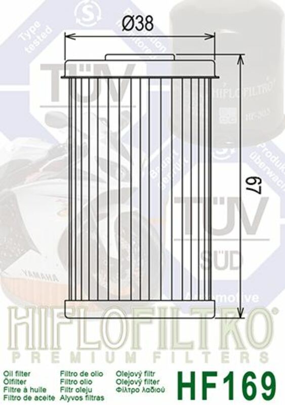 HIFLOFILTRO Ölfilter - HF169