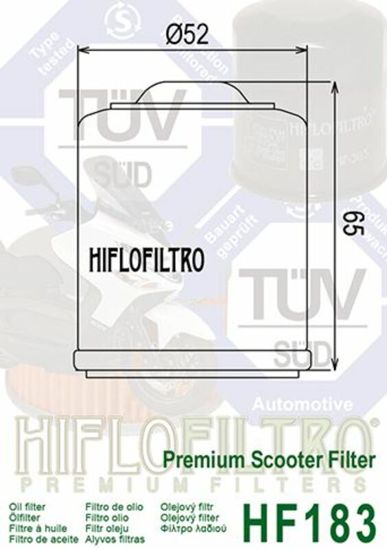 HIFLOFILTRO Ölfilter - HF183