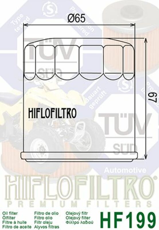 HIFLOFILTRO Ölfilter - HF199