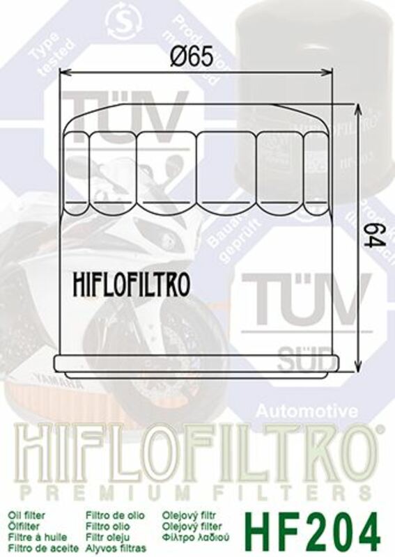 HIFLOFILTRO Ölfilter - HF204