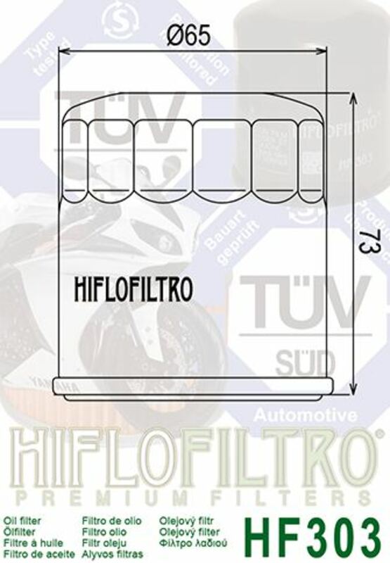 HIFLOFILTRO Ölfilter - HF303