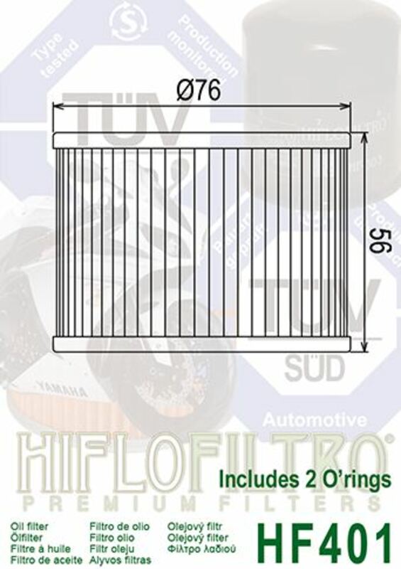 HIFLOFILTRO Ölfilter - HF401