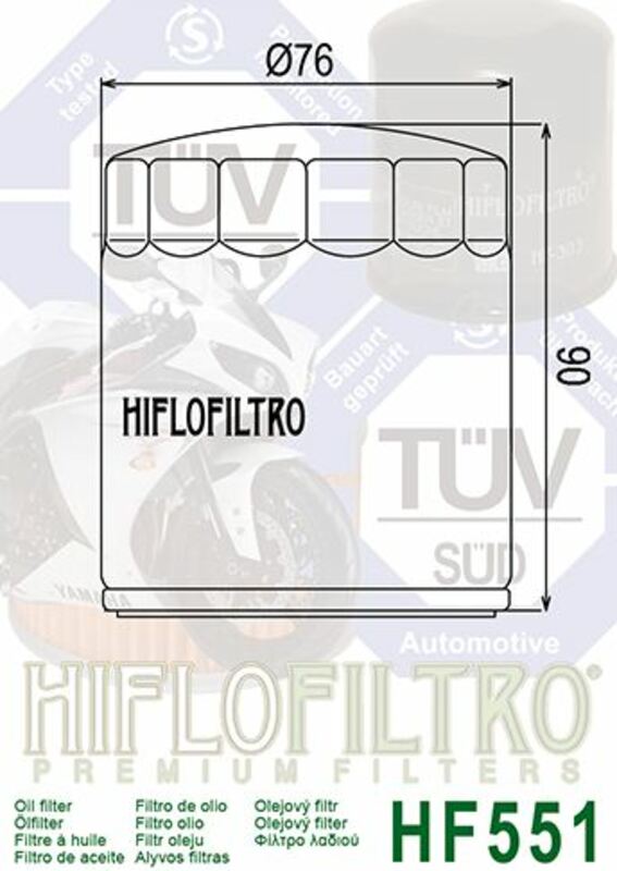 HIFLOFILTRO Ölfilter - HF551