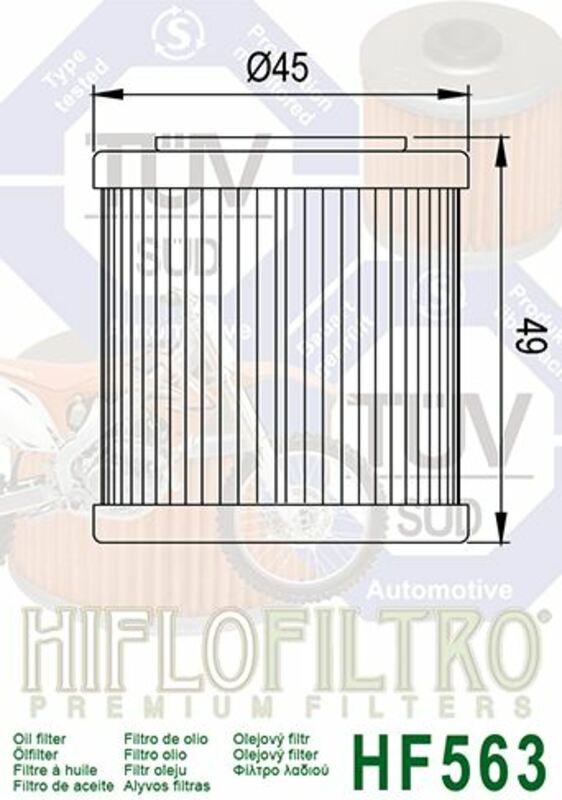 HIFLOFILTRO Ölfilter - HF563