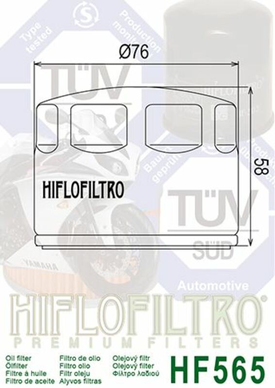 HIFLOFILTRO Ölfilter - HF565
