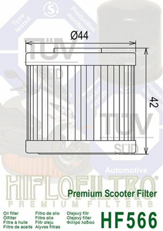 HIFLOFILTRO Ölfilter - HF566