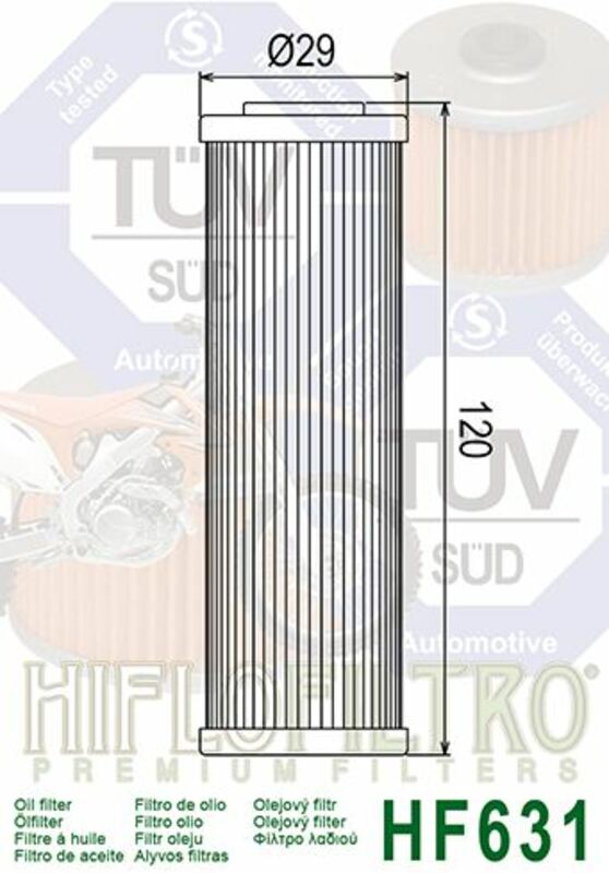 HIFLOFILTRO Ölfilter - HF631