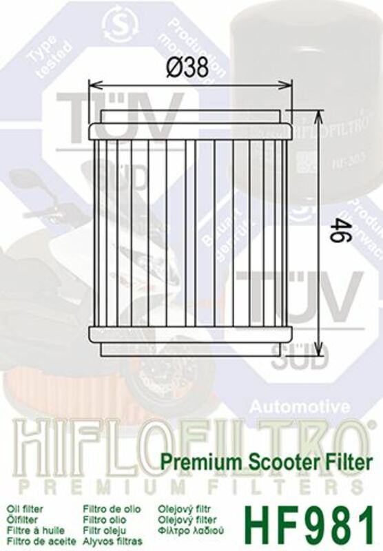HIFLOFILTRO Ölfilter - HF981