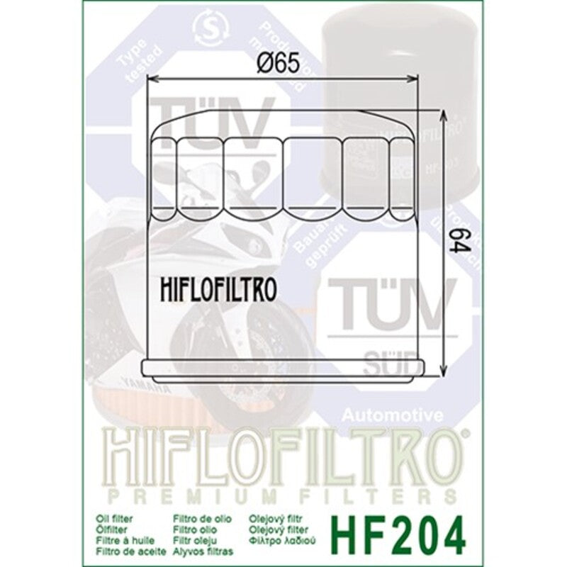 HIFLOFILTRO Ölfilter Chrom - HF204C