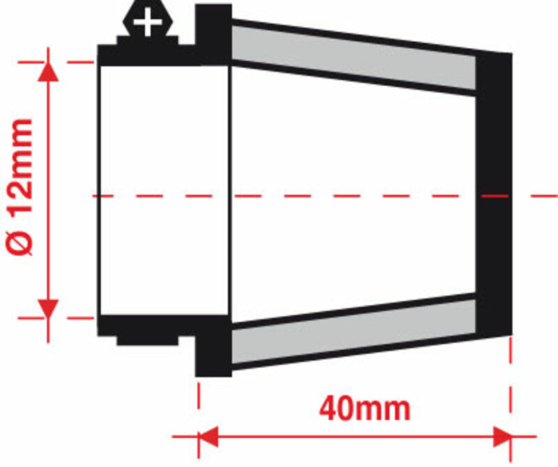 BMC Entlüftungsfilter Ø 12 mm - FBSA12-40