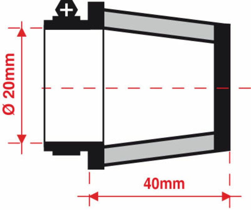 BMC Entlüftungsfilter Ø 20 mm - FBSA20-40