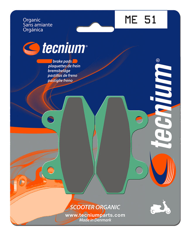 TECNIUM Scooter Organische Bremsbeläge - ME51