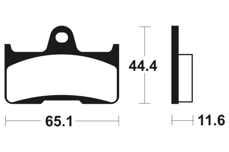 TECNIUM MX/ATV Sintermetall Bremsbeläge - MO299