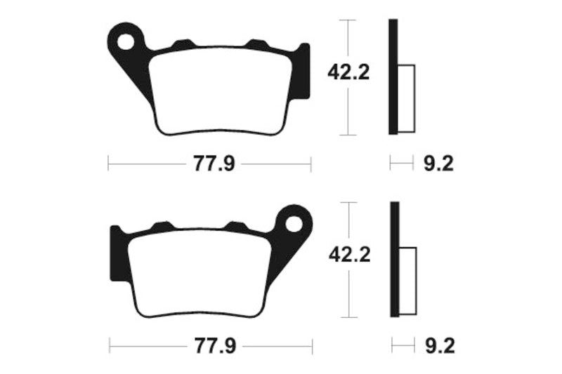 TECNIUM Racing MX/ATV Sintermetall Bremsbeläge - MOR175