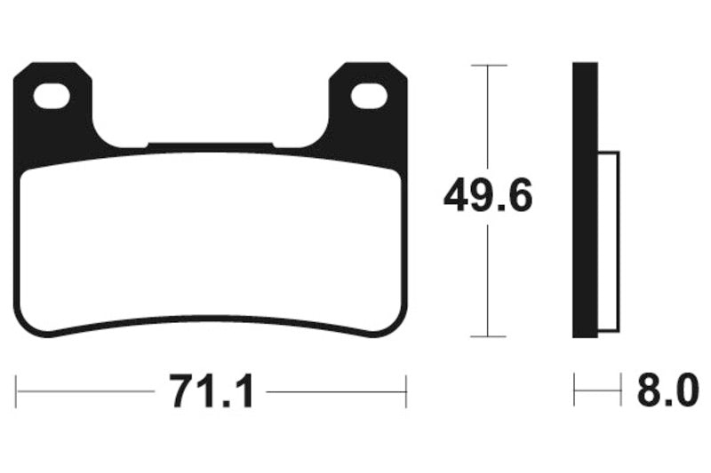 TECNIUM Professional Racing Sintermetall Bremsbeläge - MSR306