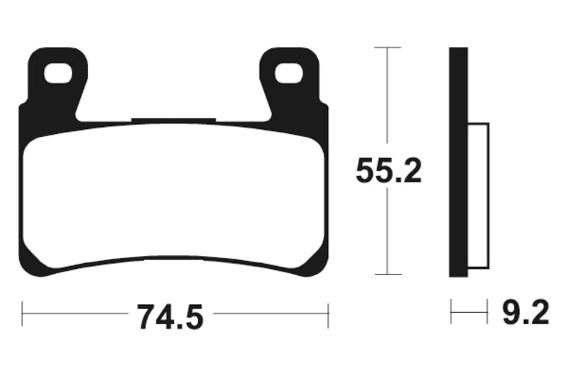TECNIUM Professional Racing Sintermetall Bremsbeläge - MSR360