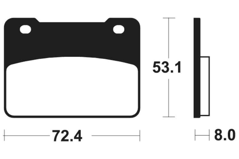 TECNIUM Maxi Scooter Sintermetall Bremsbeläge - MSS393
