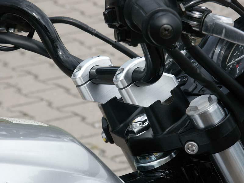 LSL Lenkerklemmböcke versetzt Silber 16/35mm