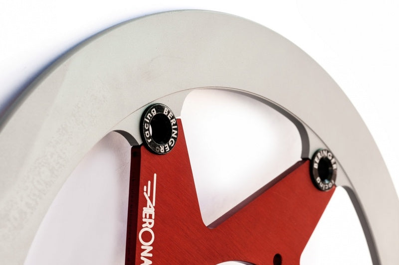 BERINGER Aeronal Bremsscheibe, Edelstahl, schwimmend- rot S9LGRI