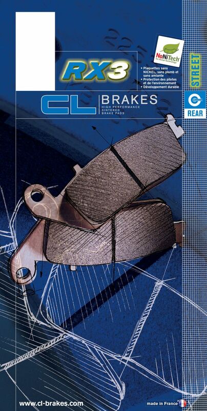 CL BRAKES Racing Sintermetall Bremsbeläge - 2288RX3