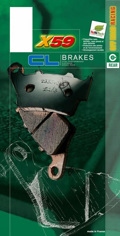 CL BRAKES Off-Road Sintermetall Bremsbeläge - 2927X59