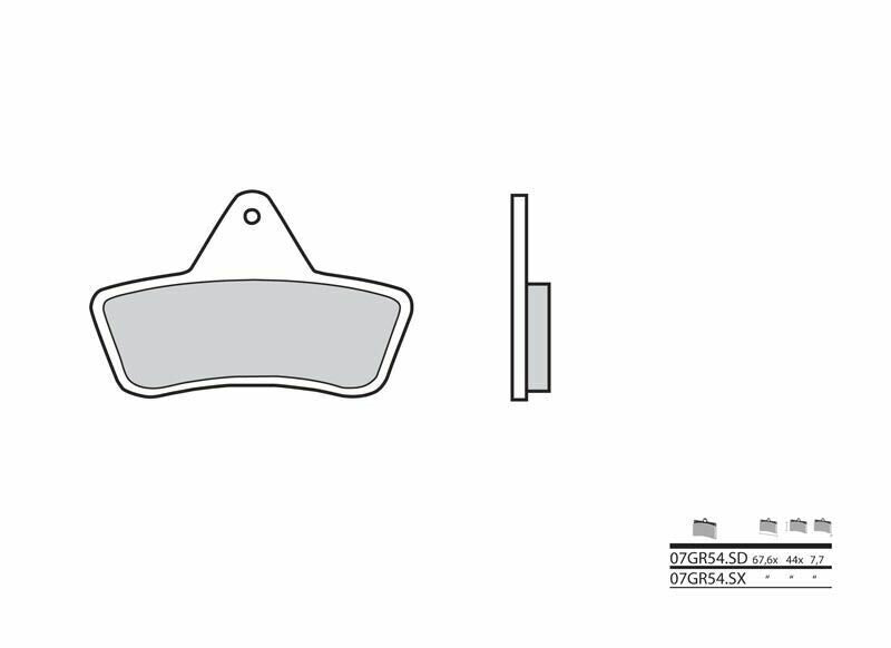 BREMBO Off-Road Sintermetall Bremsbeläge - 07GR54SD