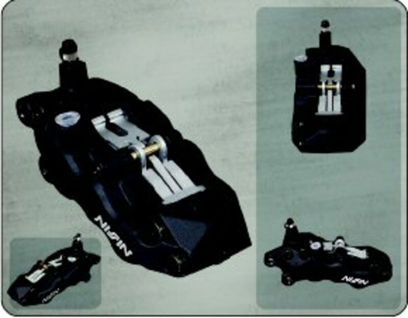 ETRIER 6 KOLBENS NOIR GAUCHE