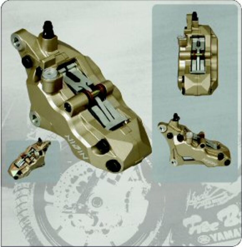ETRIER 6 KOLBENS GOLD DROIT