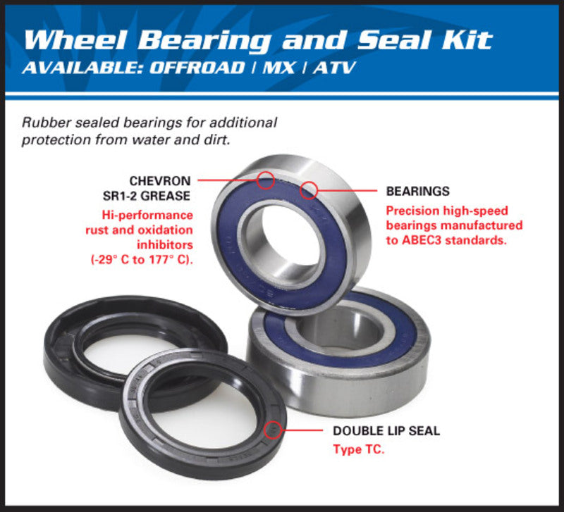 RADLAGER-KIT HINTERRAD FÜR EC, MC125 03-10, EC200,300 '03-10
