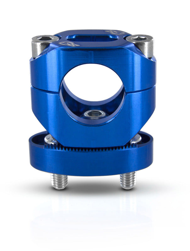 S3 Lenker-Klemmböcke höhenverstellbar +13 mm Blau