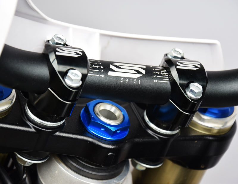 SCAR Lenker-Klemmböcke Ø 28,6 mm +30 mm OE-Gabelbrücke