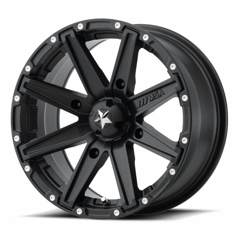 MSA WHEELS M33 Clutch Utility Felge - schwarz 14x7