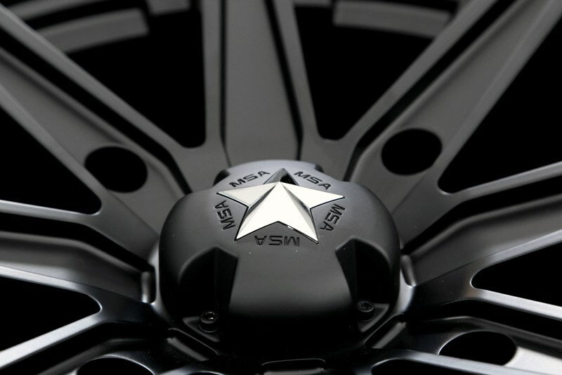 MSA WHEELS M33 Clutch Utility Felge - schwarz 14x7