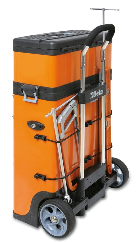 BETA Trolley mit zwei stapelbaren Modulen RAL2011 Orange