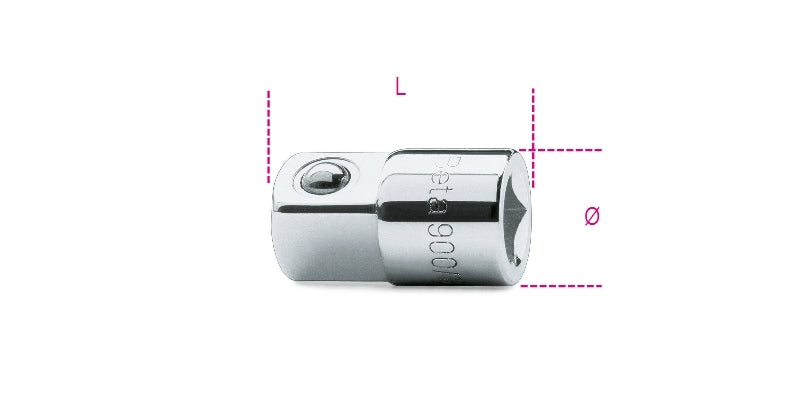 BETA 1/4 Innenvierkant und 3/8 außenvierkant Verbindungsstück