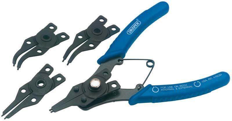 DRAPER Circlips® Sicherungsringzange mit austauschbaren Spitzen