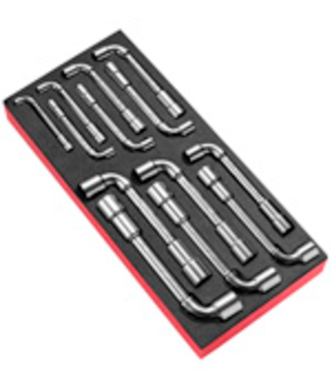 FACOM OGV® Modul mit Pfeifenkopfschlüssel durchbohrt 13-teilig