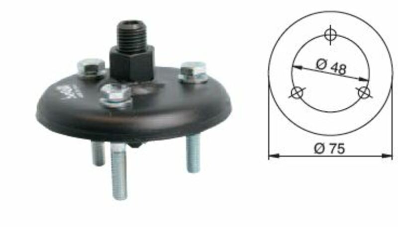 BUZZETTI Polradabzieher 3-Punkt 48 mm /75 mm