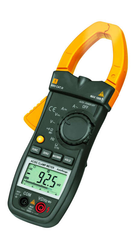 ZECA Multimeter/Amperemeter kombiniert mit ZECA Zange