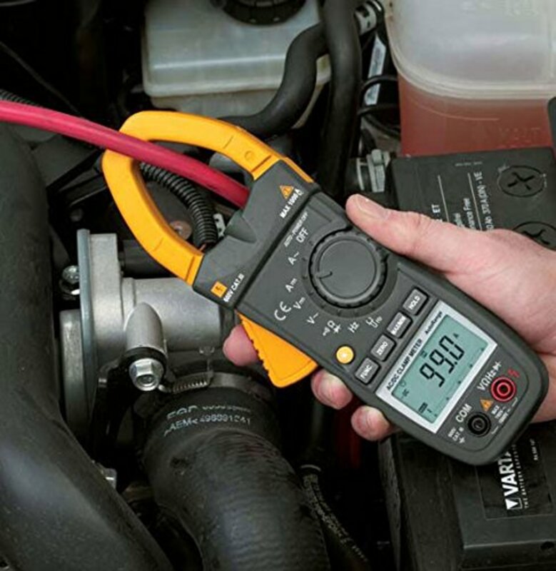 ZECA Multimeter/Amperemeter kombiniert mit ZECA Zange